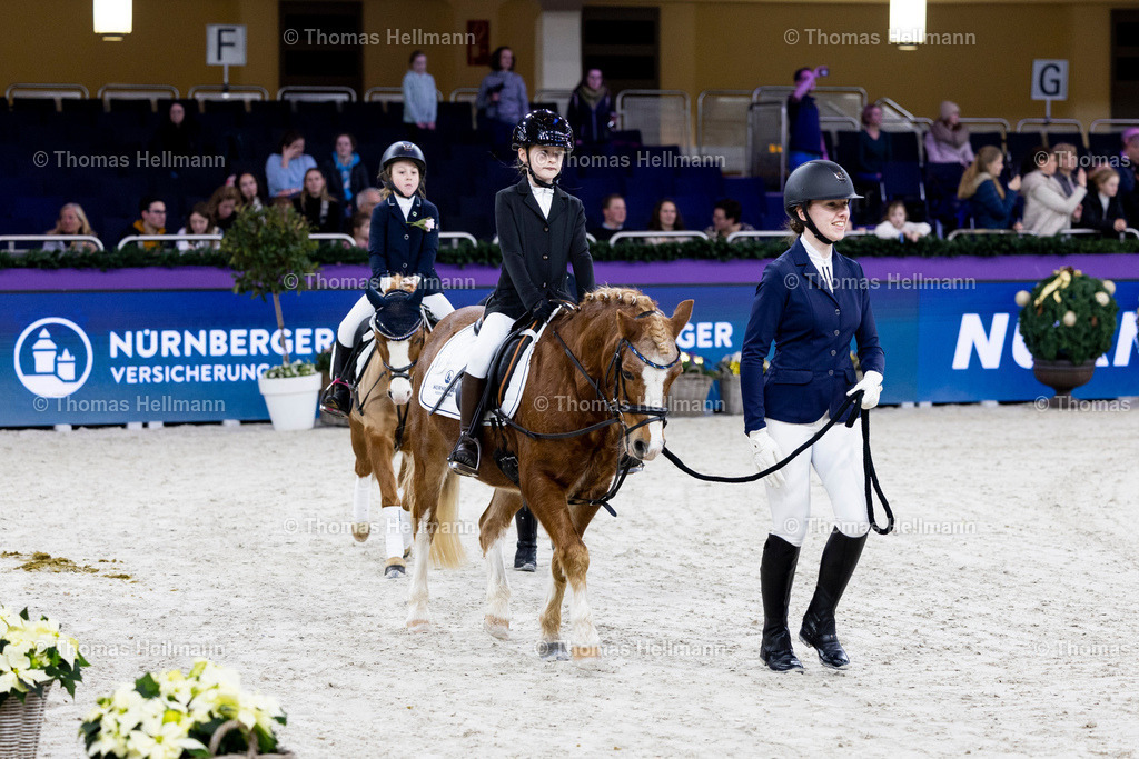 TH_Nürnberger Burgpokal Führzügelwettbewerb_13246 | Nürnberger Burgpokal Führzügelwettbewerb beim Festhallen Reitturnier Frankfurt 2023 am 15.12.23 in Frankfurt, Festhalle