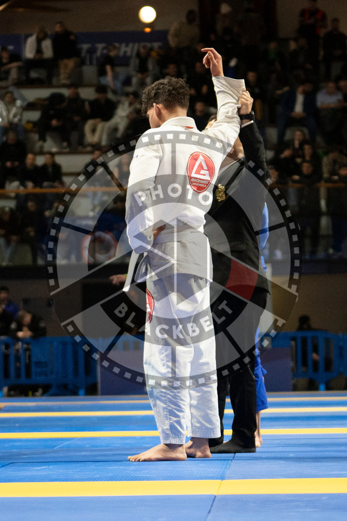 20240119PBB0942 | Fighters compete during the IBJJF European Championship in Paris, France, on January 19, 2024.