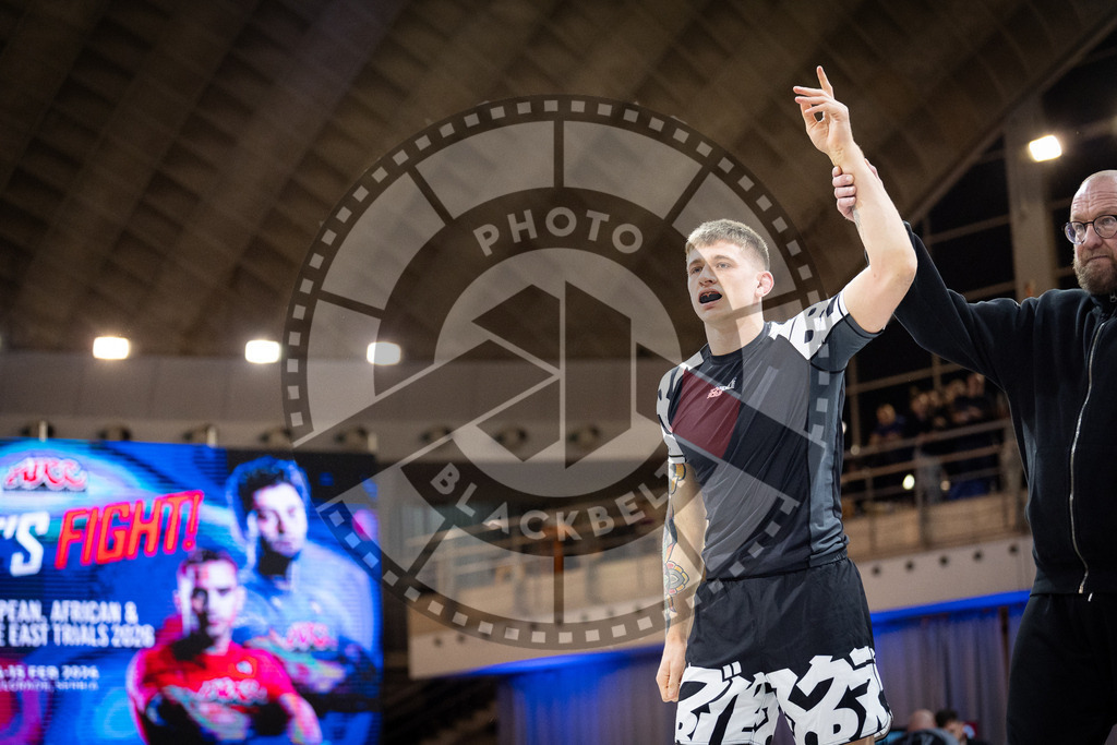 20260214PBB4500 | Fighters compete during the ADCC European Trials  competition day 1 in Belgrade, Serbia, on February 14, 2026.