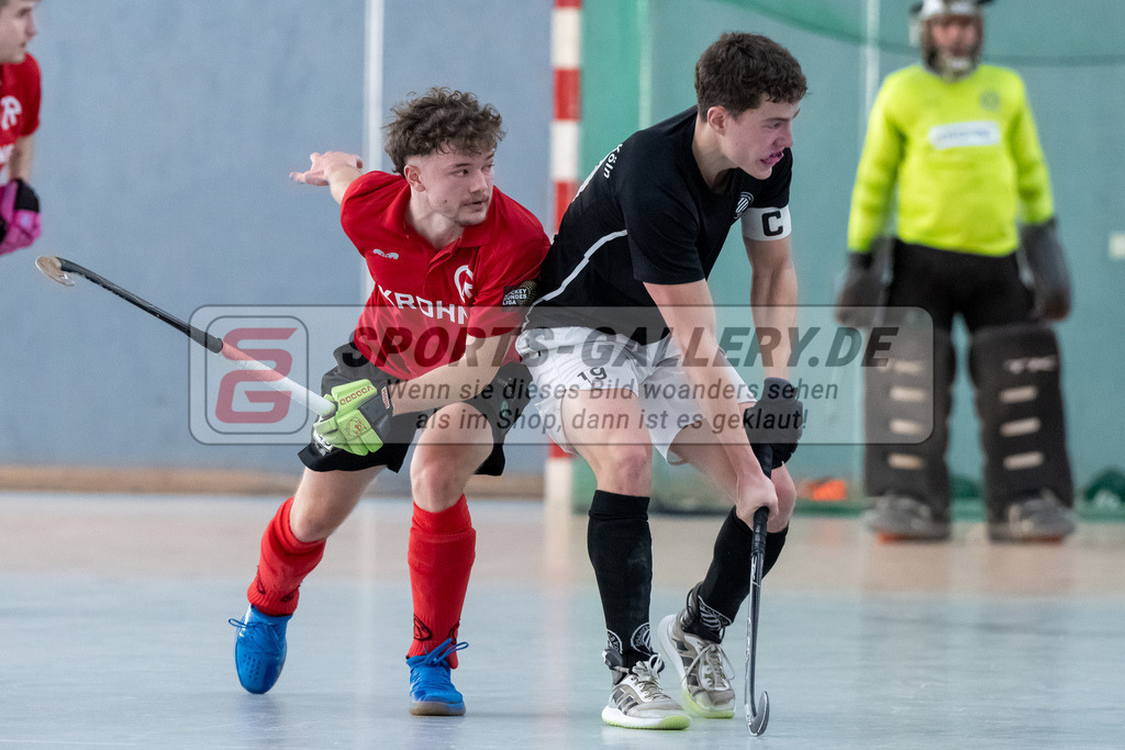 HK_20250202_102363 | 2. Bundesliga Halle Herren Club Raffelberg - Schwarz Weiss Köln am 2.2.2025 Halle am Raffelberg, Duisburg ,