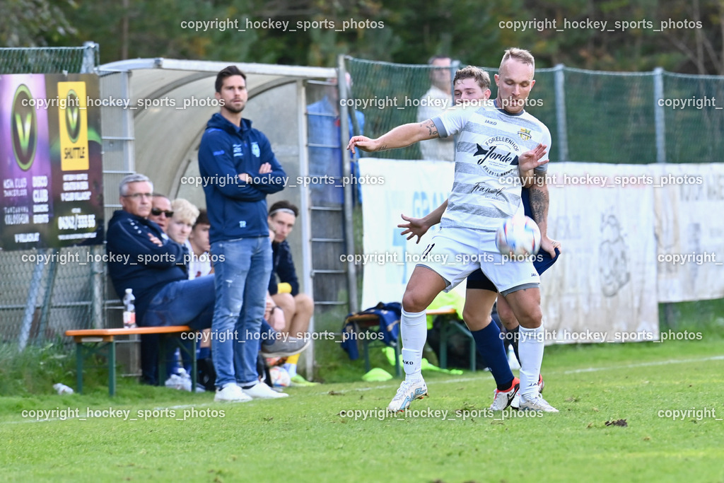 ATUS Velden vs. ASKÖ Köttmannsdorf 7.10.2023 | #11 Aner Mandzic Köttmannsdorf, ATUS Velden vs. ASKÖ Köttmannsdorf 7.10.2023, ATUS Velden vs. ASKÖ Köttmannsdorf am 07.10.2023 in Velden (Wald Arena Velden), Austria, (Photo by Bernd Stefan)
