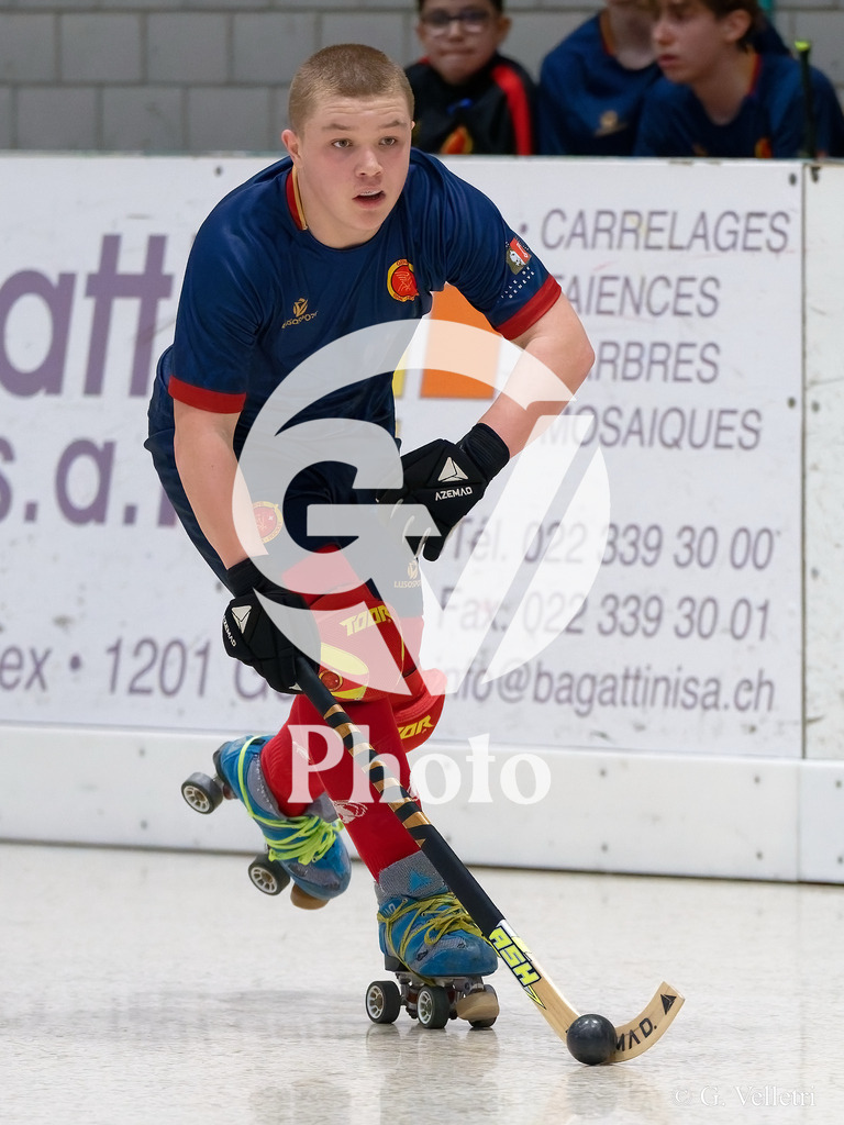 U17  - SC Thunerstern  v Geneve RHC A  |  during the U17  match between SC Thunerstern  and Geneve RHC A  at Centre sportif de la queue d'arve in Geneve, Switzerland