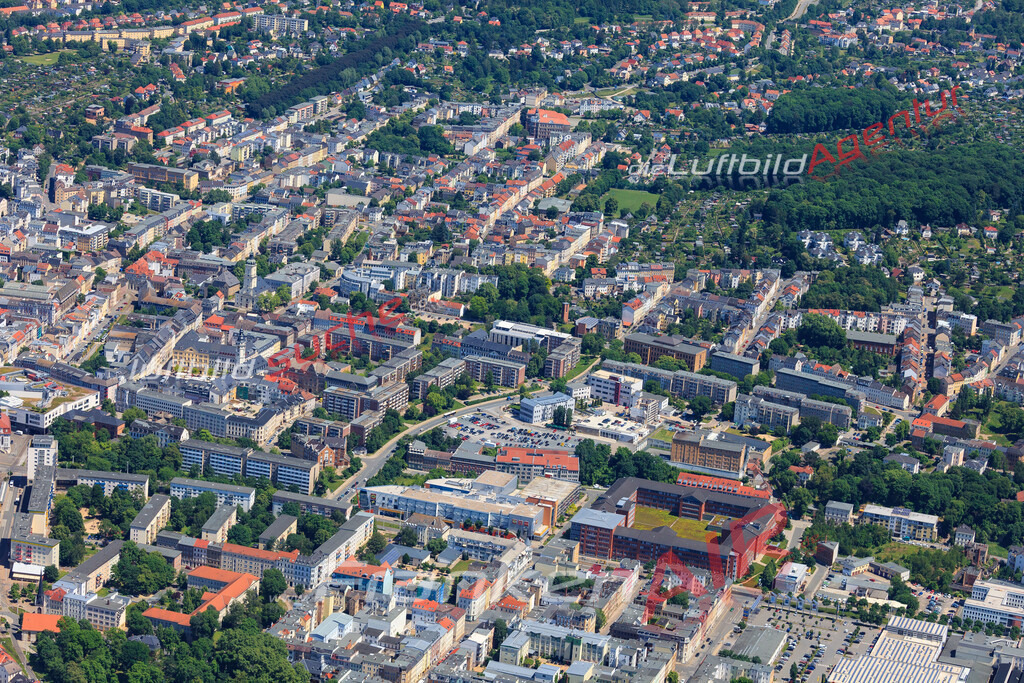 Luftbild von  Gera - Luftaufnahme wurde 2016 von https://frankenair.de mittels Flugzeug (keine Drohne) erstellt - die Geschenkidee