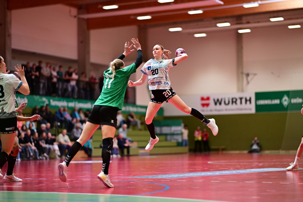 Handball I Frauen I Saison 2024-2025 I 2. Bundesliga I 23. Spieltag I SV Werder Bremen - ESV 1927 Regensburg | Der Sportfotograf. - Realisiert mit Pictrs.com
