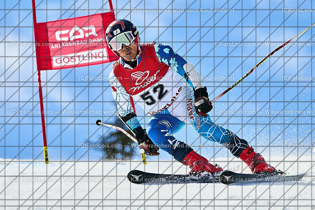 ALP5205_WCM-SuperGiant_Kat-B_Yokouchi Yoshio | (C)FotoLois.com, Alois Spandl, World Criterium Masters Ski Alpin 2023 Hochkar, SuperGiantSlalom, Kategorie B, Mi 22. März 2023.