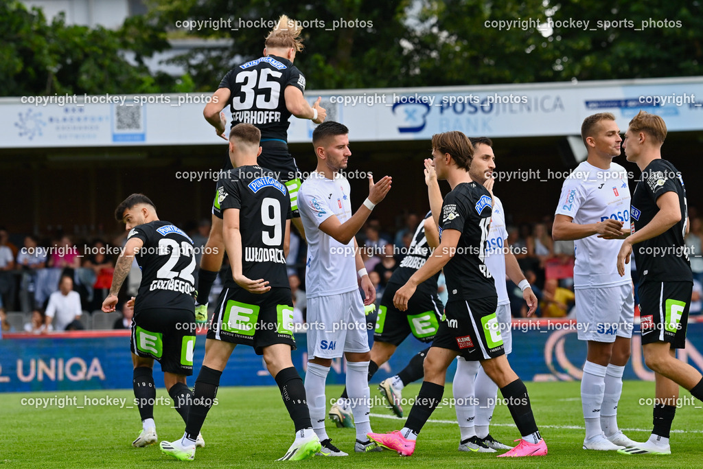 SAK vs. SK Sturm 22.7.2023 | Einlauf SAK gegen Sturm Graz
