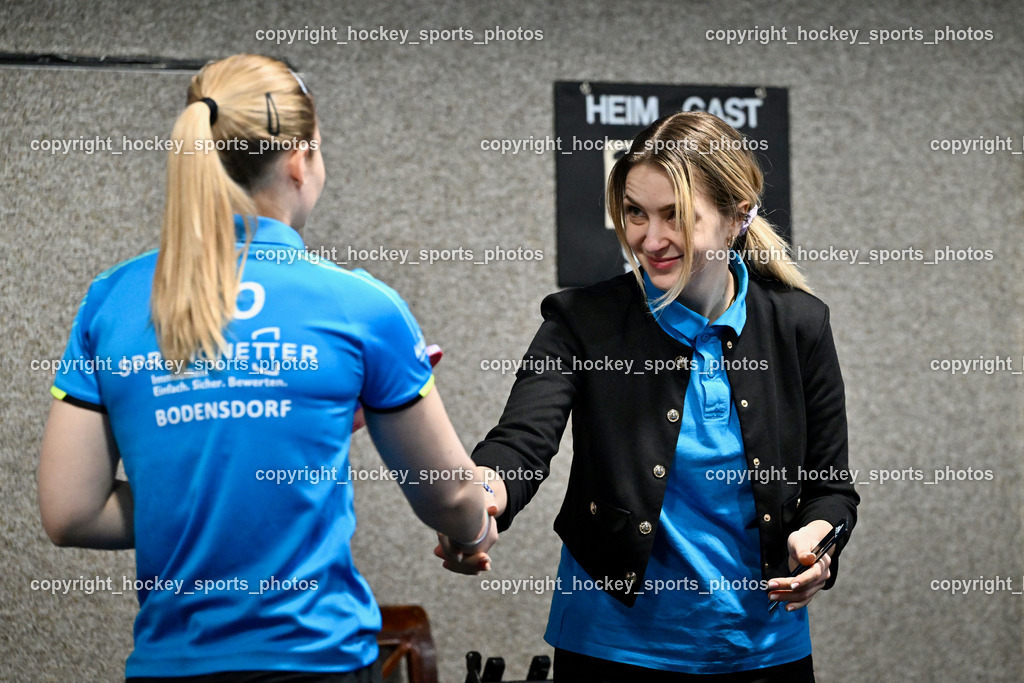 SCO Sprengnetter Bodensdorf vs. SU Sparkasse Kufstein  | Lea Paulin, Anna Rasse Referee, SCO Sprengnetter Bodensdorf vs. SU Sparkasse Kufstein , SCO Sprengnetter Bodensdorf vs. SU Sparkasse Kufstein am 08.02.2026 in Bodensdorf (SCO Sportheim), Austria, (Photo by Bernd Stefan)