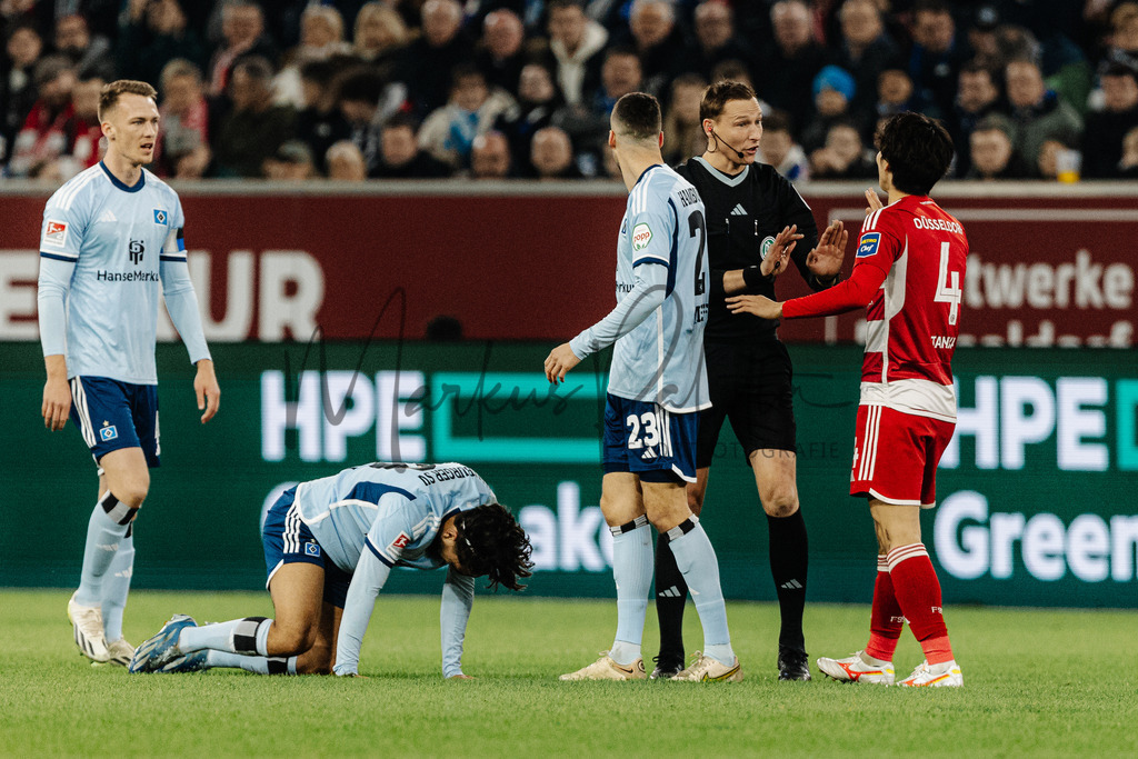 2. Bundesliga, Saison 2023/24, 25. Spieltag: Fortuna Düsseldorf - Hamburger SV | Düsseldorf, 08.03.2024: 2. Bundesliga, 25. Spieltag, Fortuna Düsseldorf gegen Hamburger SV in der Merkur Spiel-Arena in Düsseldorf. Foto: sportfotografie.ms | Markus Paletta - Realisiert mit Pictrs.com