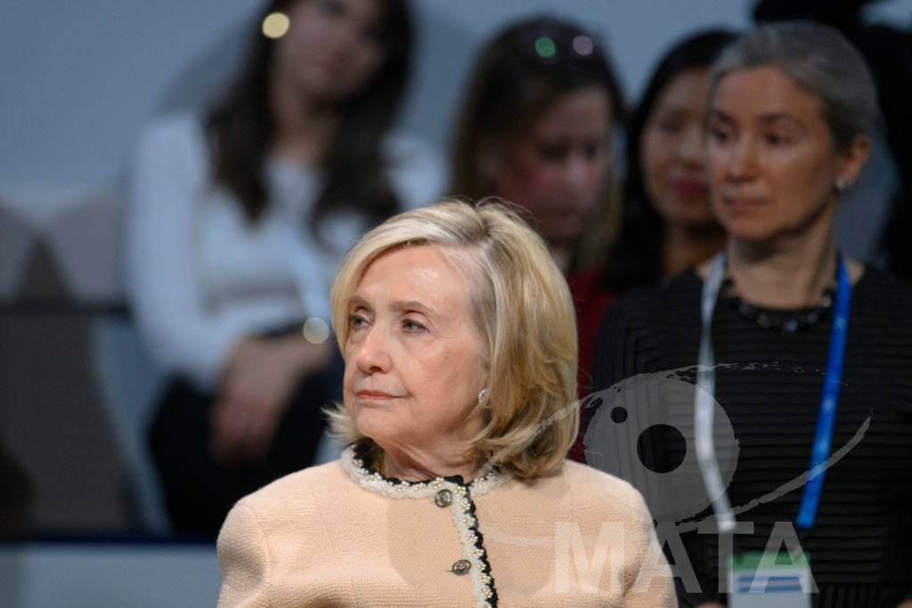 _DWA0178 | Die US-Politikerin Hillary Clinton auf der Veranstaltung Girls Just Want to Have Fundamental Rights: Fighting the Global Pushback im Rahmen der Münchner Sicherheitskonferenz 2026. München, 14.02.2026 Bayern Deutschland - Realisiert mit Pictrs.com