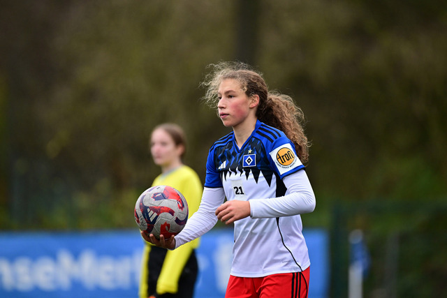 Fußball I Juniorinnen I Saison 2025-2026 I Regionalliga Nord I 7. Spieltag I Hamburger SV U17 - SpVg Aurich U17 I 02916 | Der Sportfotograf. - Realisiert mit Pictrs.com
