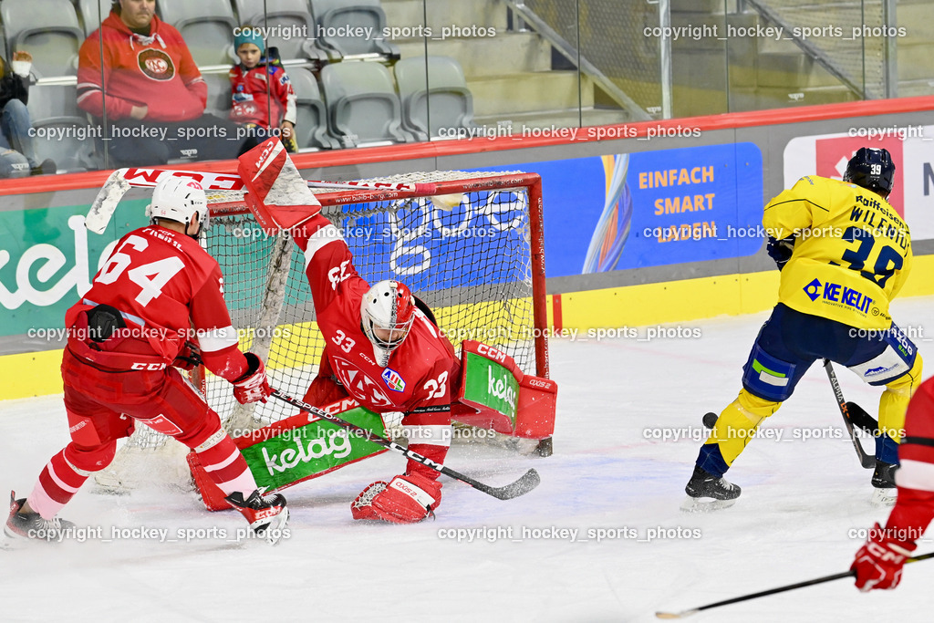 EK Zeller Eisbären vs. EC KAC Future Team 5.11.2022 | #64 Preiml Maximilian, #33 Vorauer Florian, #39 Wilenius Tomi Kristian