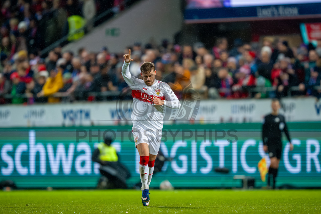 1. FC Heidenheim vs. VfB Stuttgart, Fussball, 1. Bundesliga, 23. Spieltag, Saison 2025/2026, 22.02.2026 | Maximilian Mittelstaedt (VfB Stuttgart, #07),1. FC Heidenheim vs. VfB Stuttgart, Fussball, 1. Bundesliga, 23. Spieltag, Saison 2025/2026, 22.02.2026Foto: photosbyphips/Philip Ziegler
