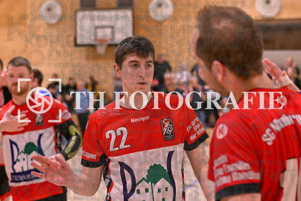 GER, SG Maulburg/Steinen - SG Walkirch/Denzlingen, Handball, Landesliga, 25. Spieltag, Saison 2023/2024, 27.04.2024 | Niklas Ahrens (SG Maulburg/Steinen, #22), Daniel Winkelbeiner (SG Maulburg/Steinen, #15)

GER, SG Maulburg/Steinen - SG Walkirch/Denzlingen, Handball, Landesliga, 25. Spieltag, Saison 2023/2024, 27.04.2024

Foto: TH Fotografie/Thomas Hess