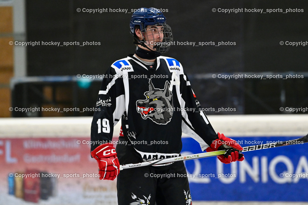 EC Tigers Paternion vs. Tarco Wölfe II | #19 Werner Maximilian Tarco Wölfe II, EC Tigers Paternion vs. Tarco Wölfe II, EC Tigers Paternion vs. Tarco Wölfe II am 19.12.2024 in Spittal an der Drau (Eissportzentrum Spittal), Austria, (Photo by Bernd Stefan)