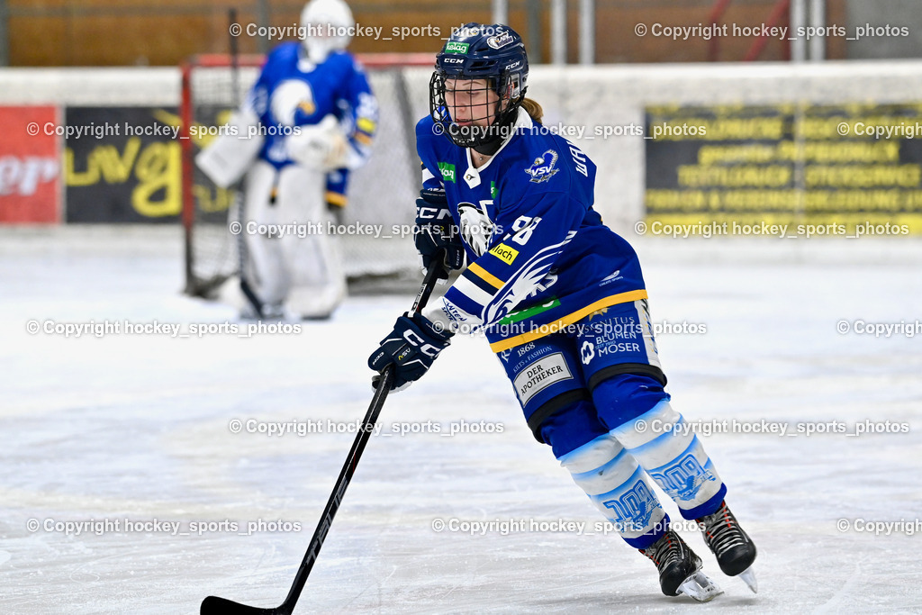 Wildcats Paternion vs. Lady Hawks  | #98 Walluschnig Nadine Ramona LADY HAWKS, Wildcats Paternion vs. Lady Hawks , Wildcats Paternion vs. Lady Hawks  am 27.01.2025 in Spittal an der Drau (Eissportzentrum Spittal), Austria, (Photo by Bernd Stefan)
