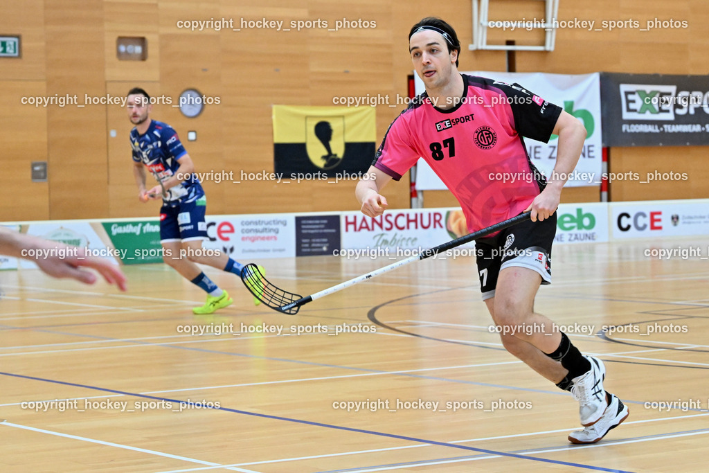 VSV Unihockey vs. Wiener Floorball Verein | #87 Christian Lindquist Wiener Floorballverein, VSV Unihockey vs. Wiener Floorball Verein, VSV Unihockey vs. Wiener Floorball Verein am 18.05.2025 in Villach (Ballspielhalle St. Martin), Austria, (Photo by Bernd Stefan)