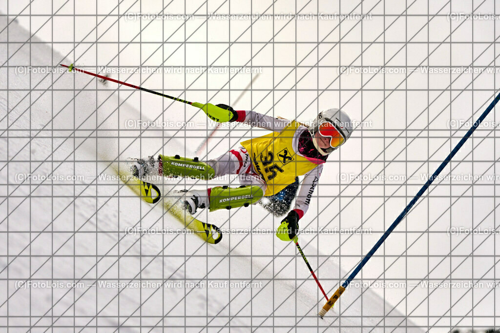 ALP8052_NOe-Kinder-LM_SL-I_Hochkar_Gravogl Jana | (C)FotoLois.com, Alois Spandl. NÖ Kinder-Landesmeisterschaft, SLALOM im Draxlerloch am Hochkar, erster Lauf, So 18. Februar 2024.