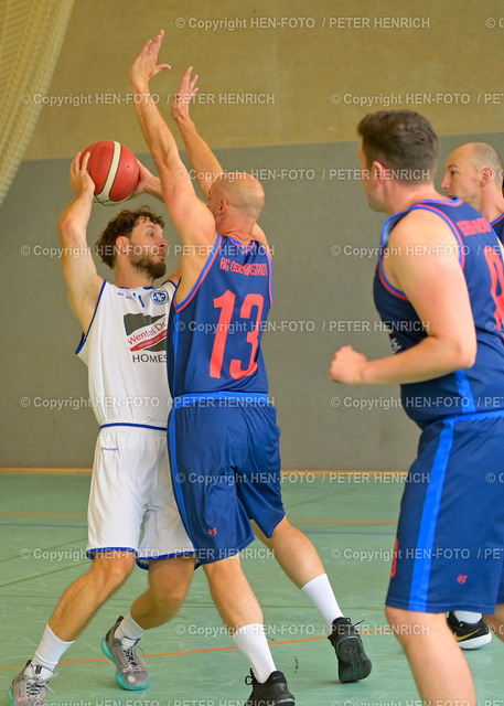 20230702-6219-bb-heinerfest-HEN-FOTO | 02.07.2023 Basketball Heinerfest Turnier 2023 SV Darmstadt 98 - BG Ober-Ramstadt (46:41) v. li. Magnus Scharff (11 SVD) Dirk Mandel (13 ORA) (Foto: Peter Henrich) - Realisiert mit Pictrs.com