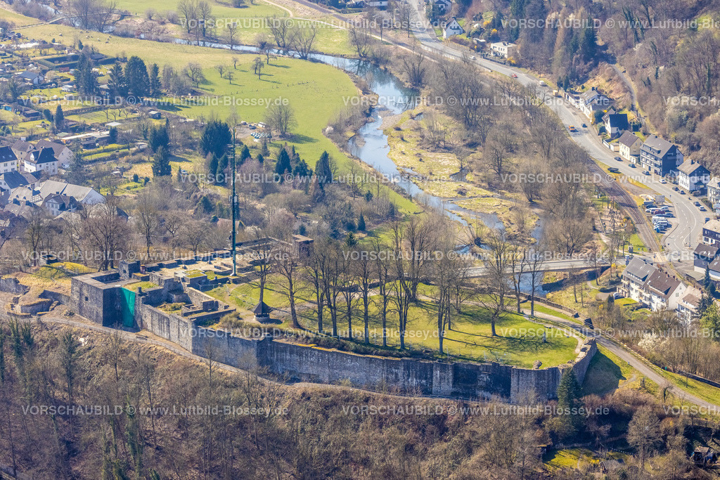 HB-Arnsberg220302061 | Luftbild, Schlossruine Arnsberg, Sauerland, Nordrhein-Westfalen, Deutschland