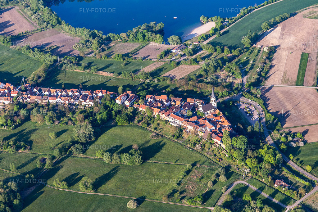 Luftbild: Hinterstädel in Jockgrim im Bundesland Rheinland-Pfalz in Deutschland. Foto: IMG_120465.jpg vom 23.04.2020 durch Werner Riehm/FLY-FOTO.de