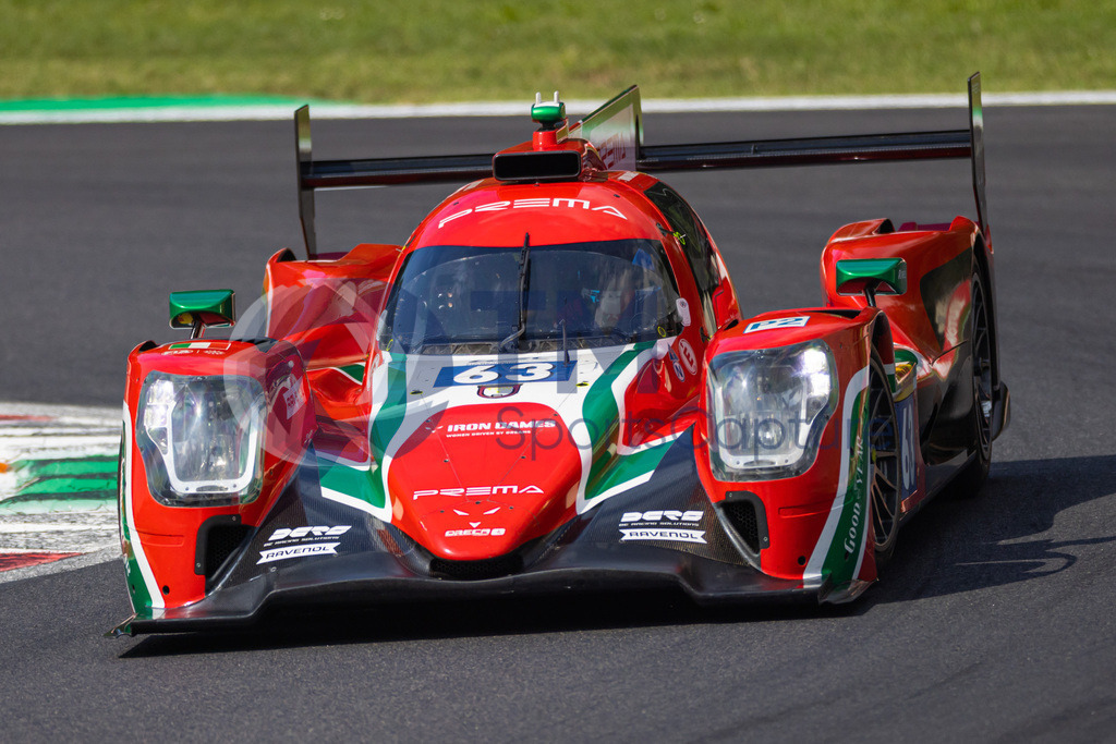 Trainproduction-20230708-0020 | MONZA,ITALY,08.Jul.23 - MOTORSPORTS - WEC, FIA World Endurance Championships, 6h of Monza, Autodromo Monza. Image shows Dorian Pin (FRA), Daniil Kvyat (RUS) and DMathias Beche (SUI/ Prema Racing). Photo: Trainproduction / Matthias Trinkl