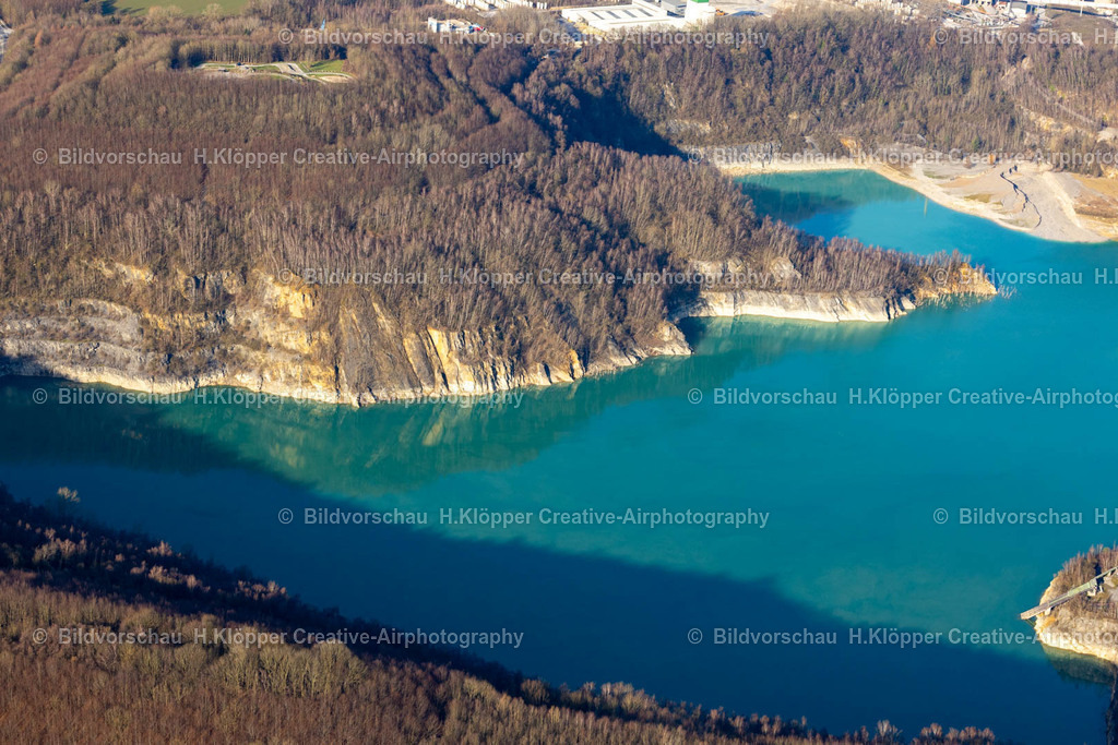 Luftbild Wülfrath-8674 | Luftbildfotografie Uferbereiche des Renaturierungs- Sees " Steinbruch Schlupkothen " in Wülfrath im Bundesland Nordrhein-Westfalen, Deutschland - Realisiert mit Pictrs.com