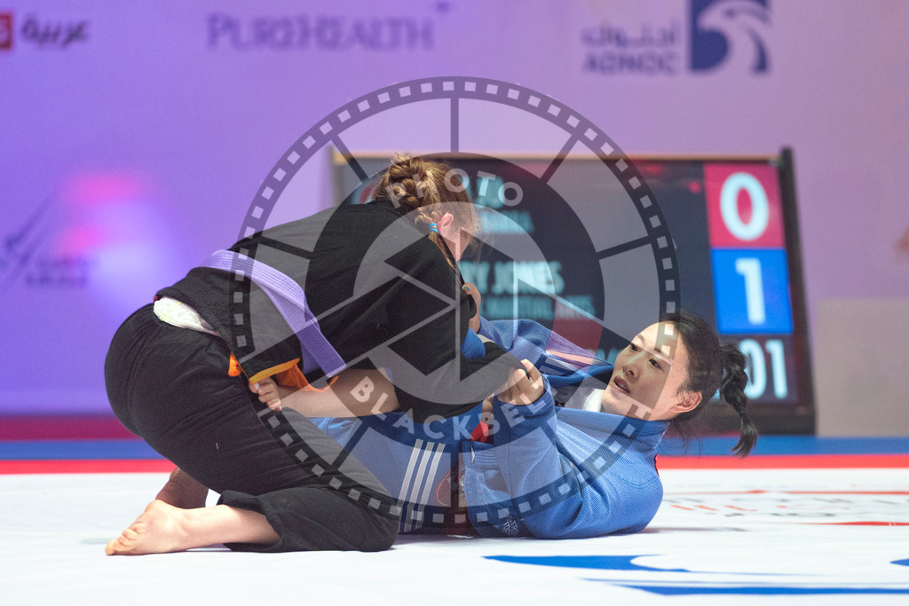 20231107PBB3601 | Fighters compete during the AJP World Master Championship in the Mubadala Arena in Abu Dhabi, Arab United Emirates, on November 7, 2023.