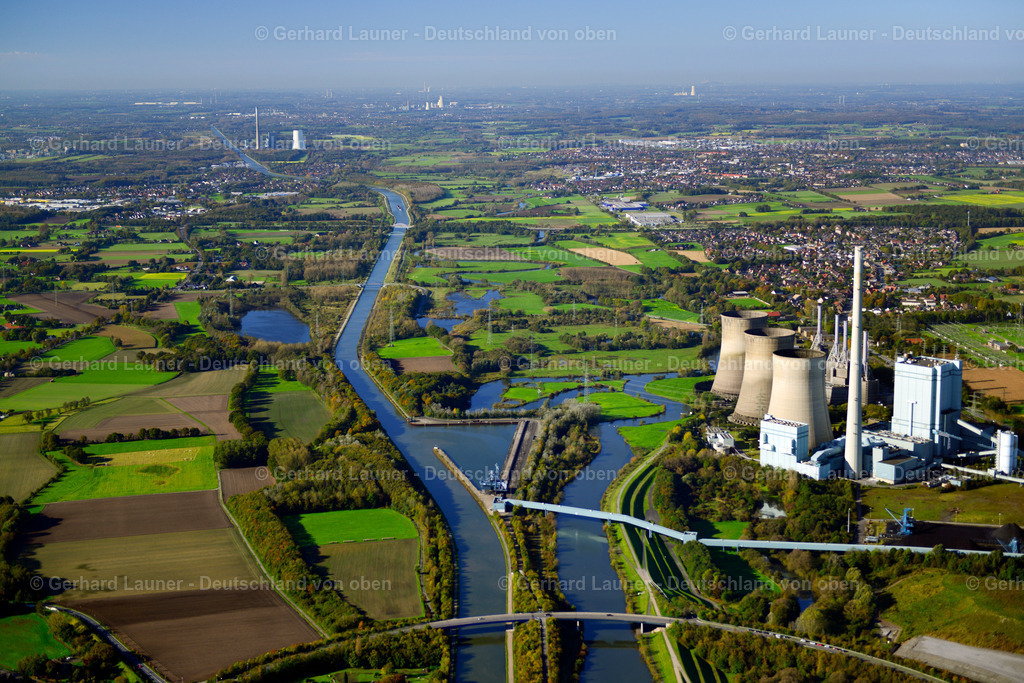 3491451 | Lippe und Datteln-Hamm-Kanal am Kraftwerk Gersteinwerk bei Hamm a.d. Lippe