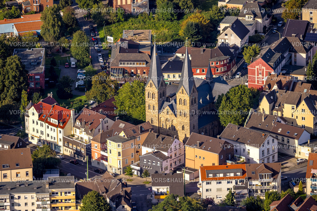 Hagen230903540 | Luftbild, St. Johannes Baptist Kirche, Boele, Hagen, Ruhrgebiet, Nordrhein-Westfalen, Deutschland