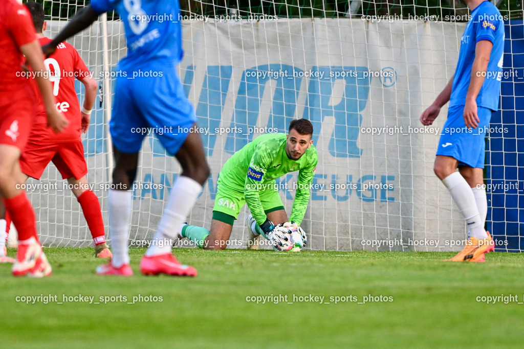 SAK vs. SC ST. Veit | #1 Kristijan Kondic SAK, SAK vs. SC ST. Veit, SAK vs. SC ST. Veit am 30.04.2025 in Klagenfurt (Sportpark Welzenegg), Austria, (Photo by Bernd Stefan)
