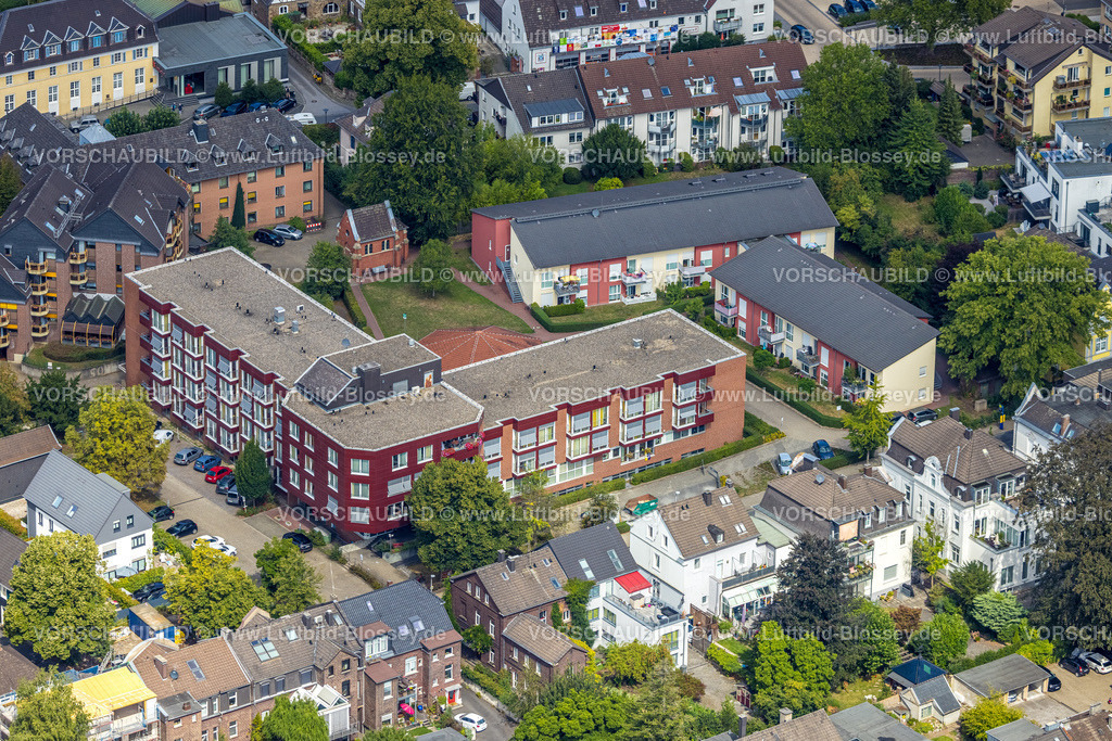 Essen220802857Kettwig | Luftbild, Auguste-Scheidt-Wohnanlage, Kettwig, Essen, Ruhrgebiet, Nordrhein-Westfalen, Deutschland