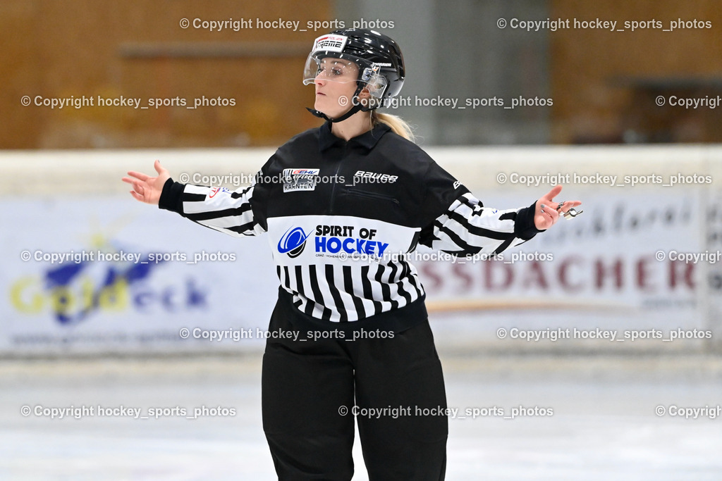 EC Spittal Hornets vs. ESV Ferlach 16.12.2023 | Klemm Anja Referee