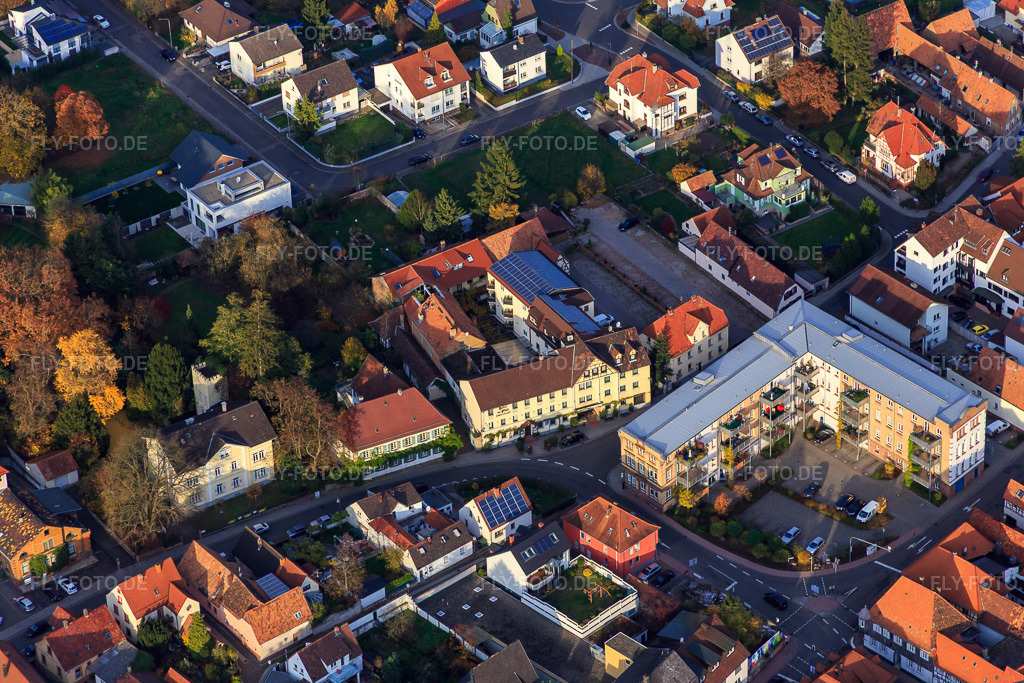 Luftbild: Justgebäude in Kandel im Bundesland Rheinland-Pfalz in Deutschland. Foto: IMG_085231.jpg vom 08.11.2015 durch Werner Riehm/FLY-FOTO.de