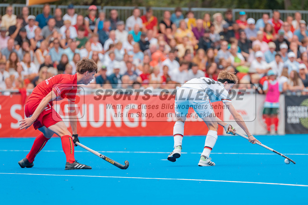 HK_20230716_102837 | Euro Hockey MU18 Boys Finale Belgium vs Germany Championship Girls &amp; Boys am 16.7.2023 CHTC , Krefeld ,