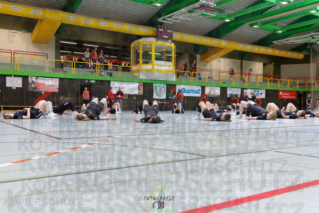 Hessenmeisterschaft wJC - Spiel um Platz 3; TuS Kriftel - SG Schenklengsfeld | Hessenmeisterschaft wJC - Spiel um Platz 3; TuS Kriftel - SG Schenklengsfeld am 22.03.2025 in Biedenkopf (Sporthalle Lahntalschule)Photo © 2025 - Jörg Heinrich - Realisiert mit Pictrs.com