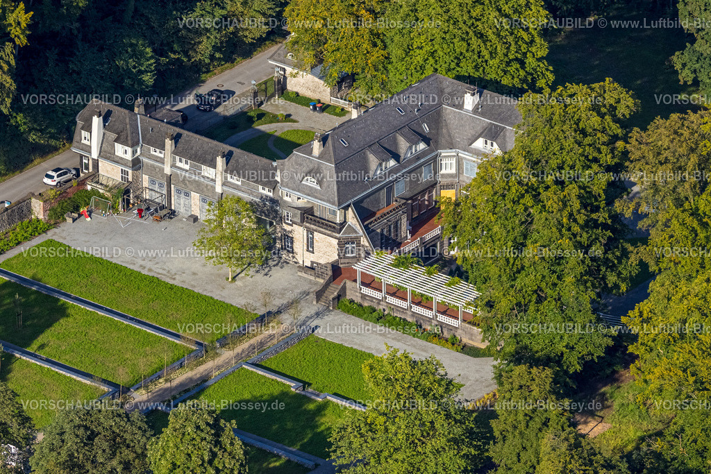 Hagen230902971 | Luftbild, Hohenhof - Jugendstil-Villa des Osthaus-Museums, Emst, Hagen, Sauerland, Nordrhein-Westfalen, Deutschland
