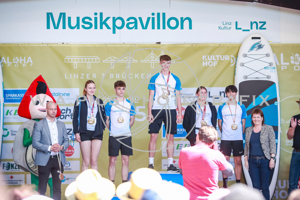 ..... | LINZ,AUSTRIA,27.April 25, Int. 3 Brückenlauf Linz  , Image shows: Photo: WAPICS / Manuel Binder