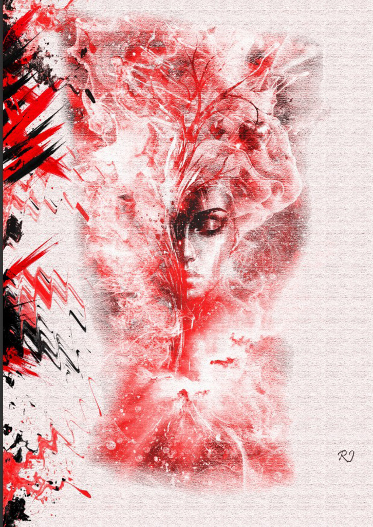 Abstrakte Baum mit Frauen Gesicht | raphyshop. - Realisiert mit Pictrs.com