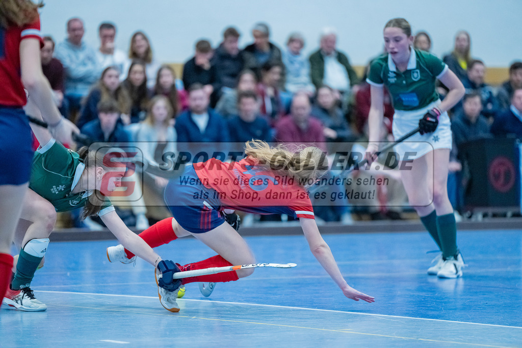HK_20240303_109194 | Spiel um Platz 3 Deutsche Meisterschaft WU16 am 3.3.2024 Halle DHC, Düsseldorf ,