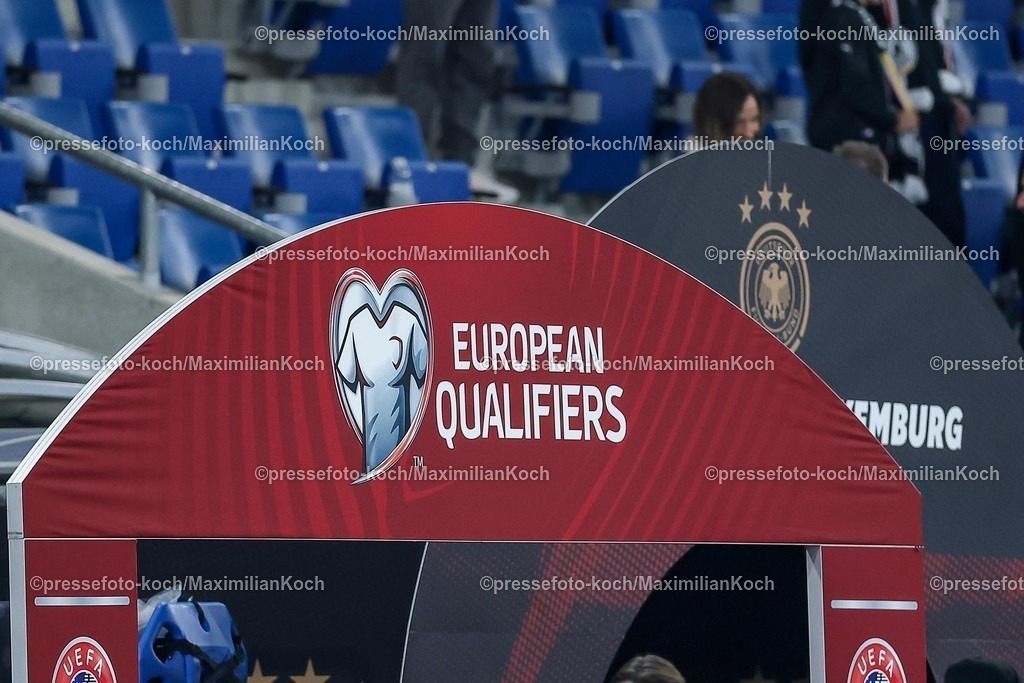 DFB10102501029 | 10.10.2025, Fußball, Länderspiel, Deutschland - Luxemburg, UEFA WM-Qualifikation, 2025/2026, Gruppe A, PreZero Arena in Sinsheim: Symbolbild DFB regulations prohibit any use of photographs as image sequences and or quasi-video.