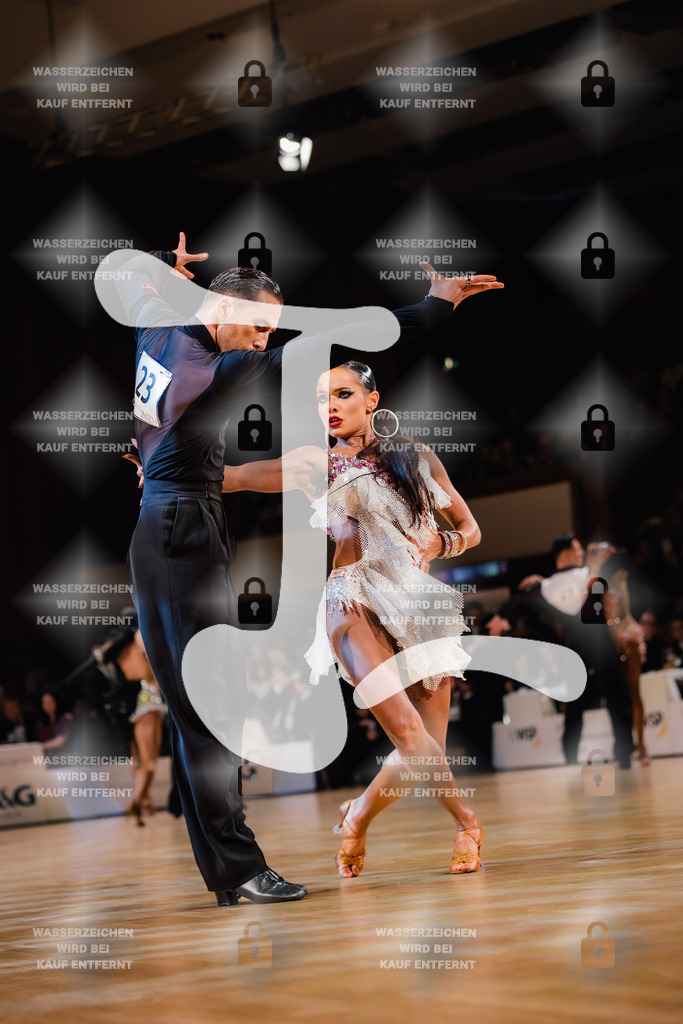 Goldstadtpokal 2025 - WDSF World Open Latin 6th (23) Tomer Zveniatsky _ Elizaveta Pustornakova (Israel)-2025-01-25-1931 | Webshop for digital downloads and prints of dance sport, event & show photographer Julian Link - Realisiert mit Pictrs.com