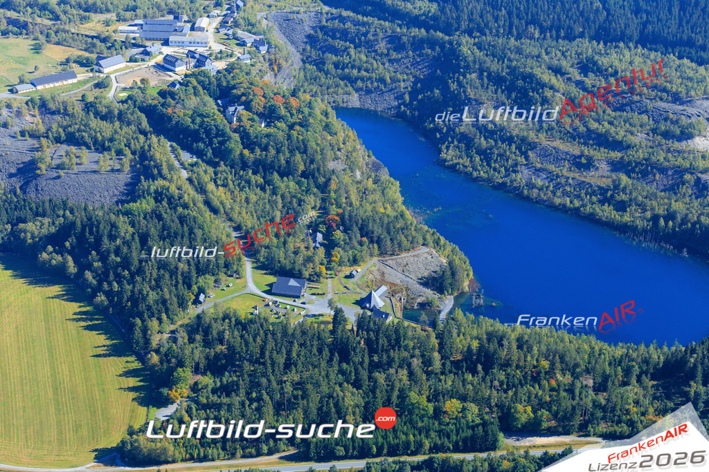 Die Luftaufnahme der Stadt Ludwigsstadt wurde vom UL-Flugzeug heraus erstellt ( keine Drohne )- hohe Auflösung für beste Qualität