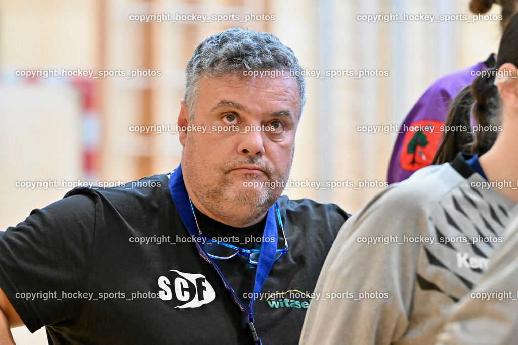 SC Ferlach vs. WAT Atzgersdorf | Buchbauer Wolfgang Assistentcoach SC Ferlach Damen, SC Ferlach vs. WAT Atzgersdorf, SC Ferlach vs. WAT Atzgersdorf am 12.05.2024 in Ferlach (Ballspielhalle Ferlach), Austria, (Photo by Bernd Stefan)