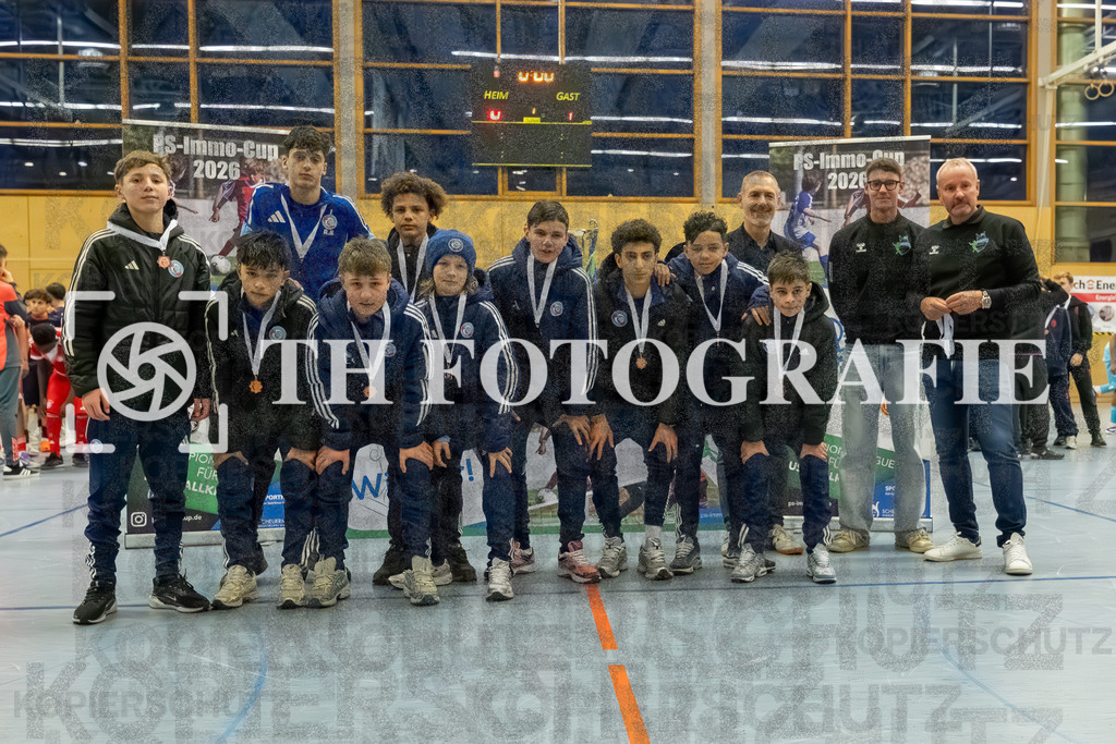 GER, Teamfoto, Fussball, U14 Hallenturnier, PS-Immo-Cup 2026, 18.01.2026 | RC Strasbourg