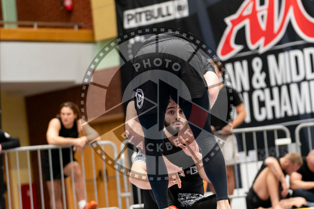 20230916PBB2110 | Fighters compete during the grappling tournement ADCC Trials (European, Middle East and African Championship) in Warsaw, Poland, on September 16, 2023.