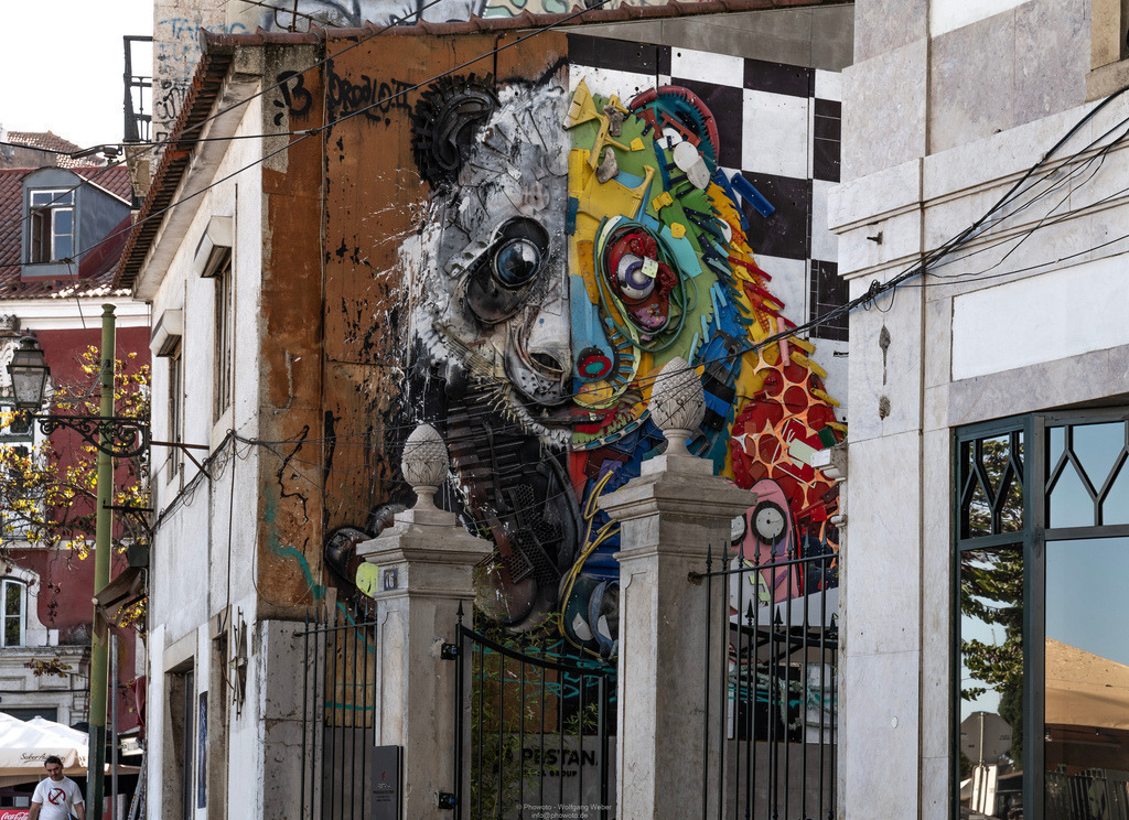 Street Grafitti in Lisbabon - Portugal | Grafitti in Lissabon - Portugal - Realisiert mit Pictrs.com
