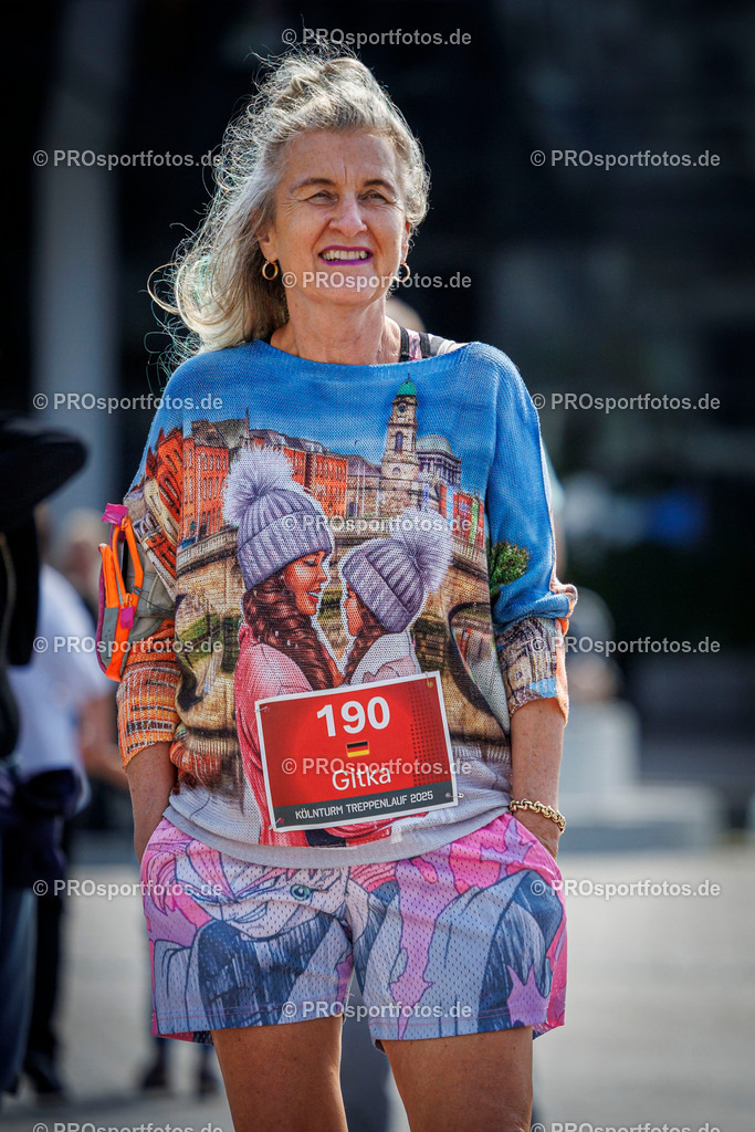 KölnTurm Treppenlauf; Köln, 03.08.2025 | Impressionen vom KölnTurm Treppenlauf am 03.08.2025 in Köln (Nordrhein-Westfalen). 