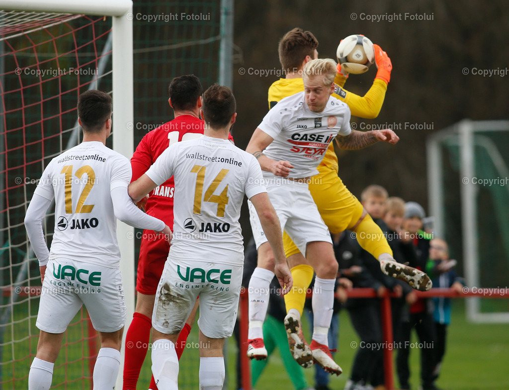 A_LUI_05112022_27 | SPORT FUSSBALL LT1 OOE LIGA ASKOE OEDT-ASK CARE IH STEYR ST.VALENTIN 05.11.2022 IM BILD: TORHUETER OLIVER FISCHER (OEDT) UND THOMAS FROESCHL (ASK ST.VALENTIN) FOTO:FOTOLUI