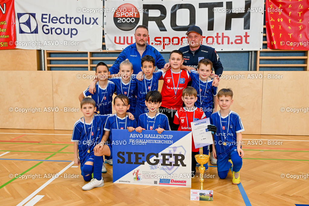 ASVÖ_ Fussballturnier SV Gallneukirchen_ 09.02.2025-182 | 09.02.2025, Gallneukirchen, AUT, ASVÖ, Fussball Nachwuchs Hallenturnier 2025, SV Gallneukirchen im Bild Teilnehmer U 9©Harald Dostal / fodo.media - Realisiert mit Pictrs.com