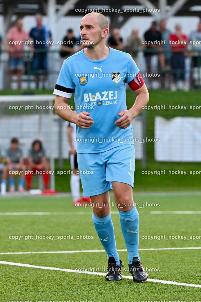 SV Spittal vs. SVG Bleiburg | #6 Nikola Tolimir SVG Bleiburg, SV Spittal vs. SVG Bleiburg, SV Spittal vs. SVG Bleiburg am 14.08.2024 in Spittal an der Drau (Goldeck Stadion), Austria, (Photo by Bernd Stefan)